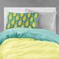 thumbnail image 2 of Carolines Treasures BB5145PILLOWCASE Pineapples on Teal Fabric Standard Pillowcase Standard multicolor, 2 of 2