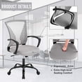 thumbnail image 3 of BestOffice Ergonomic Office Chair, Lumbar Support, Rolling Swivel for Men, Women(Grey), 3 of 7
