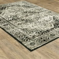thumbnail image 3 of Oriental Weavers Georgia Area Rug - 429G0 - 9'10" x 12'10" - in Gray/ Black - Vintage Inspired, Stain Resistant, Family and Pet Friendly , Family, Dining, Living Room Rug, 3 of 3