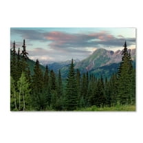 Trademark Fine Art 'Dusk Near Ouray' Canvas Art by Mike Jones Photo