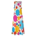 thumbnail image 3 of Colorful Dots Sleeveless Dress Summer Dresses Birthday Dress for Women Luxury 2025 Dress Party Night, 3 of 6