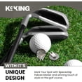 thumbnail image 4 of K9King Star War Falcon Golf Ball Marker Set with Magnetic Hat Clip, Funny Golf Gift for Men and Women, 4 of 7