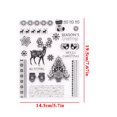 thumbnail image 3 of DPTALR Outil de Tamponnage de Lettres Élan Flocon de Neige Édition Transparente de Noël, 3 of 9