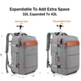 thumbnail image 2 of UKEIN Rolling Backpack for Adults Backpack with Wheels with USB Charging Port & Combination Lock Roller Backpack with Packing Cubes and Shoe Pocket, 2 of 8
