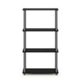thumbnail image 5 of Furinno 23.6 W x 11.4 D x 43.25 H 4-Shelf Freestanding Shelves, Black and Gray, 5 of 5