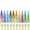 20 Color Set, variant on Marker Pen for Highlight, 2025 New Dual-Line Highlighter Outline Marker Set, Metallic Paint Markers for Black Paper Pens Glitter Markers Scrapbook Supplies (20 Color) 5.3Inches