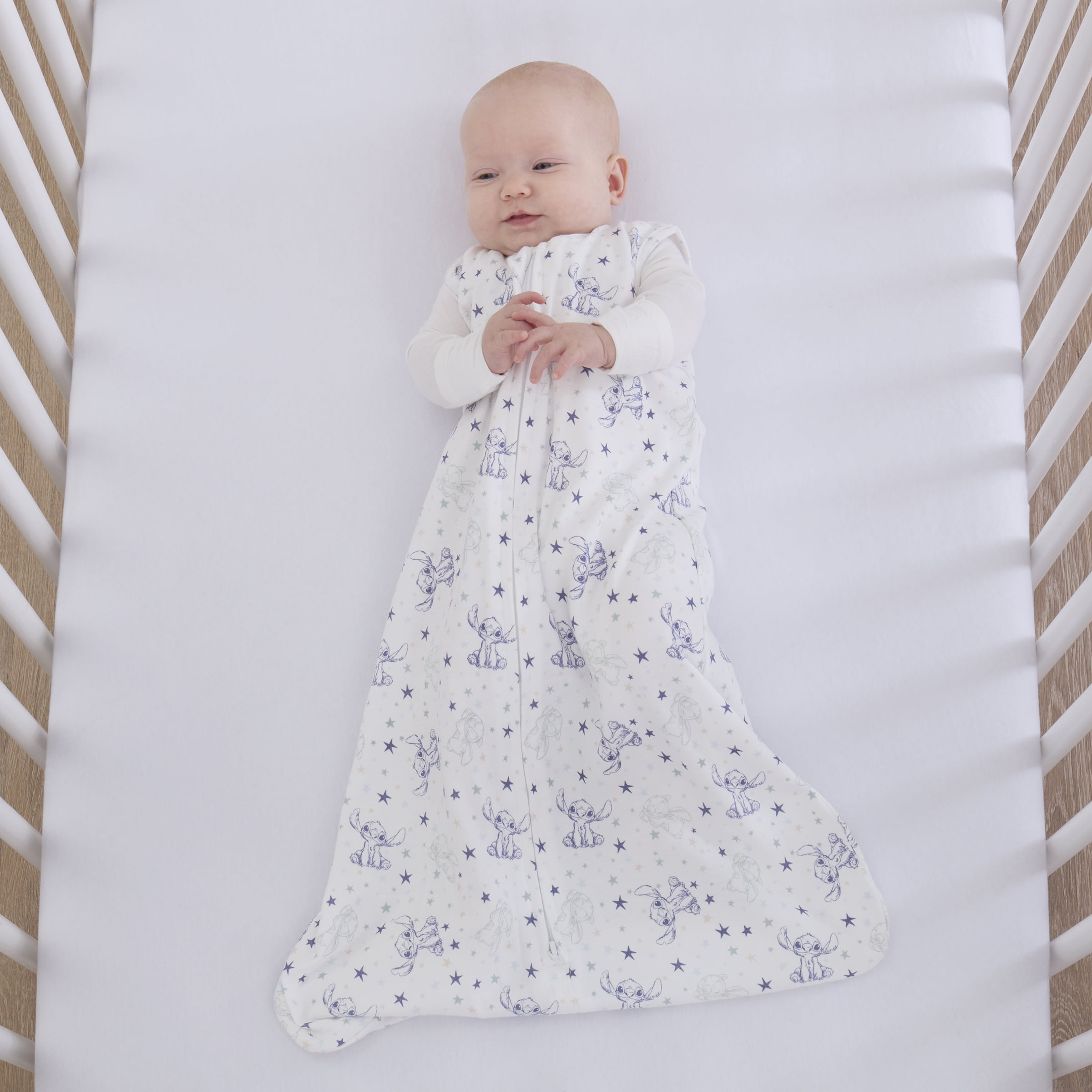 Stitch Wearable Baby Blanket, Infant Boy, Blue