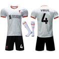 thumbnail image 1 of 2024-2025 Liverpool Away Kids Adult Football Shirt Kit With Socks No.4 Virgil, 1 of 2