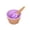 Purple, variant on Ice Cream Bowls and Spoons Set, Cute Plastic Reusable Dessert Cups for Kids and Toddlers, Vibrant BPA-Free Snack Bowls for Parties and Birthday Treats, Green