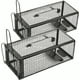 thumbnail image 1 of Paquete de 2 trampas humanas para ratas y ratones vivos para interiores y exteriores (negro), 1 of 5