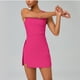 thumbnail image 4 of Vestido Casual de Manga Larga para las Mujeres Tenis sin Mangas Sólido Dos Capas Falsas Vestido a Prueba de Escándalo, Vestidos de Tenis de Manga Larga para las Mujeres Elegante Deportivo, 4 of 6
