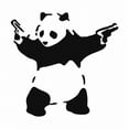 thumbnail image 2 of NIBOLOG Cartoon Panda Animal Vinyl Decal Sticker Auto Car Window Wall Bumper Decor, 2 of 2