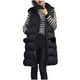 thumbnail image 1 of Moda para mujer Tallas grandes Sudadera con capucha Chaleco Chaleco Chaleco Chaqueta Abrigo Outwear Pompotops lopia990009, 1 of 9