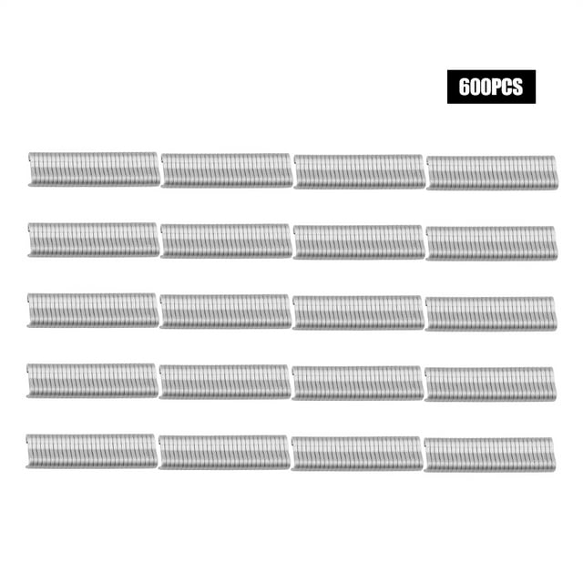 600PCS/Set M Clous Attachés à la Pince de Fixation de Cage pour Outils d'Installation de Cages de Poulet Lapin