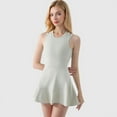 thumbnail image 6 of Women's Racerback Flowy Athletic Dress - X Large, Off White, 6 of 7
