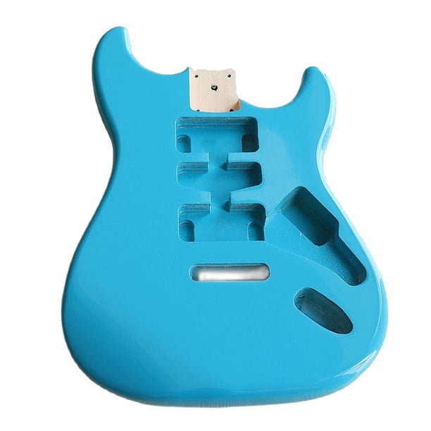 eléctrica ST, de guitarra de madera de ámo, reempzo de ST, de guitarra sin terminar, , de H Sunnimix Barril sin terminar