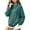 Green, variant on FRSASU Women's Mock‑Neck Solid Color Pullover Sweatshirt Long Sleeve Relaxed Fit Casual Loose Fall Winter Tops White