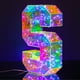 thumbnail image 2 of Lámpara De Letras Led Lámpara de mesa con alfabeto 100LED adornos de iluminación regalo de Navidad para interiores y exteriores, 2 of 5