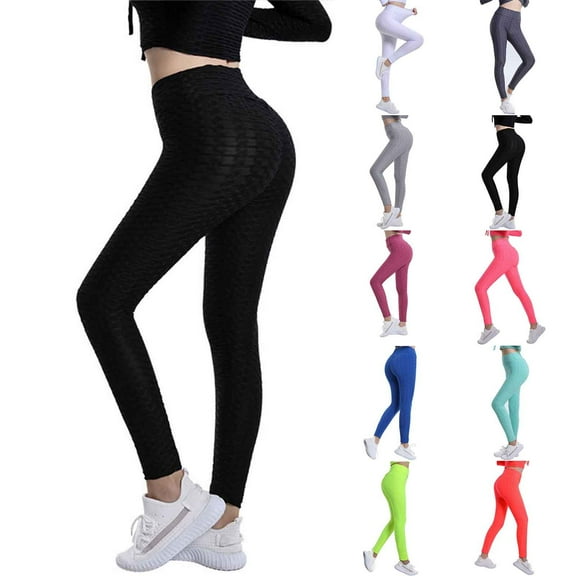 Dxzfnsa Women's Yoga Pants Leggings with Pockets for Women High Waist Yoga Pants with Pockets Workout Leggings Tights Womens Pants S-2XL