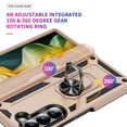 thumbnail image 4 of Dteck for Galaxy Z Fold 6 Case with Screen Protector, Hinge Protection Case with Rotating Ring Magnetic Kickstand, Hybrid Shockproof Rugged Case for Samsung Galaxy Z Fold 6 5G,Gold, 4 of 7