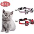 thumbnail image 1 of Cat Collar, Plaid Nylon Fabric Quick Release Cat Safety Collar, Suitable For Cats And Small Dogs, 1 of 5