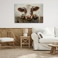 thumbnail image 3 of Stupell Industries Cow On Fence Animals & Insects Painting Gallery Wrapped Canvas Art Print Wall Art, 45 x 30, 3 of 8