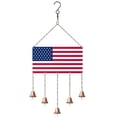 thumbnail image 2 of Campanas de viento patrióticas para decoración de exteriores, de 26 cm de largo y temática del Día de la Independencia, de metal, resistentes a la intemperie, JASKFLY, 2 of 9