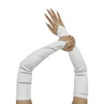 thumbnail image 6 of Yokua Long Gloves for Women Opera Dancing Elastic Fingerless Gloves Satins, 6 of 16