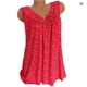 thumbnail image 1 of Camiseta sin mangas con cuello en V sin mangas, camiseta holgada de verano para mujer, rojo, M kenally AP001998-20, 1 of 5