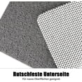 thumbnail image 4 of Alfombrilla de ducha antideslizante, suave y cómoda, con orificios de drenaje, de PVC, para masajes en zonas húmedas, de secado rápido (gris, 54 x 54 cm), 4 of 7