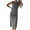 Gray, variant on IROINNID Wedding Guest Dresses for Women Formal Evening Night Dress Summer Solid V-Neck Sleeveless Loose Sleeveless Suspender Dress Elegant Bodycon Dress,Black