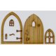 thumbnail image 5 of Más popular Puerta de Gnomo, puerta de hadas, puerta de elfo de madera para abrir con Gnomo divertido, decoración de casa de juegos, puerta artesanal, decoración 3d, 5 of 5