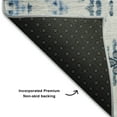 thumbnail image 3 of Addison Rugs Mayfield Washable Transitional Geometric Blue Rectangle Rug, 1'8" x 2'6", 3 of 5