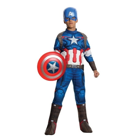 Child Avengers 2 Captain America Costume with Shield