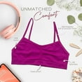 thumbnail image 4 of Alyce Ives Intimates Cropped Cami Bra Seamless Training Bras for Teens, Medium 10-Pack, 4 of 6