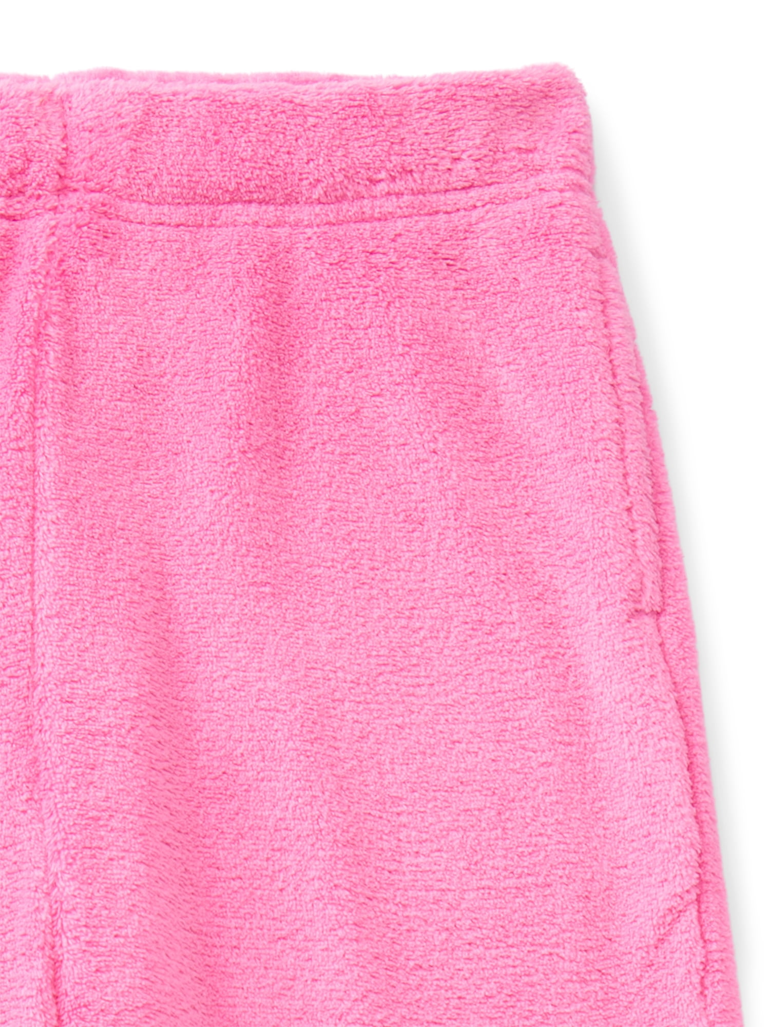 Hello Kitty Girls Plush Wide Leg Sweatpants with Embroidery, Sizes 4-16