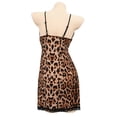 thumbnail image 4 of DYMADE Womensl Babydoll Lingerie Lace Leopard Print Sexy V-Neck Sleeveless Nightdress Nightshirt Nightgown, 4 of 4