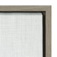 thumbnail image 4 of Kate and Laurel Sylvie Fox Framed Canvas Wall Art by Simon Te of Tai Prints, 23x33 Gray, Decorative Animal Art Print for Wall, 4 of 7