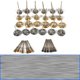 thumbnail image 6 of Garosa 36pcs Brass Steel Wire Brush Set Pen Cup Wheel Shaped Polishing Cleaning Rotary Tools Full Kit, Brass Wire Brush, Wire Wheel Brush, 6 of 8