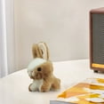 thumbnail image 4 of SLYNSHome Easter Bunny Decoration Brown Rabbit Plush Stuffed Animal Cute Soft Bunny Doll for Easter Birthday Gift Home Decor, 4 of 7