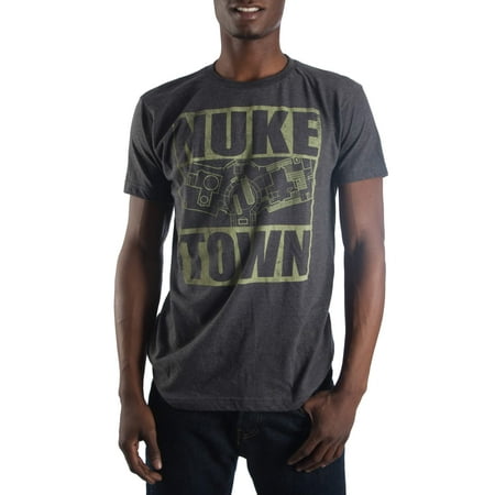 Call Of Duty Men's Nuke Town Map Short Sleeve Graphic T-Shirt, up to Size