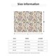 thumbnail image 5 of Fotbe Floral Manta de Franela con Estampado, Manta Ultrasuave para Cama, Sofá, Auto, Hipoalergénica y Antibolitas-40"x30", 5 of 6
