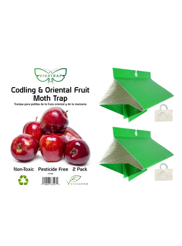 VivaTrap! VT-106 Codling + Oriental Fruit Moth Trap & Pheromone Lure (2 Pack)