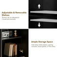 thumbnail image 3 of Spruce & Spring Industrial Modern Buffet Cabinet with Metal Accents for Dining & Living Room, 3 of 6