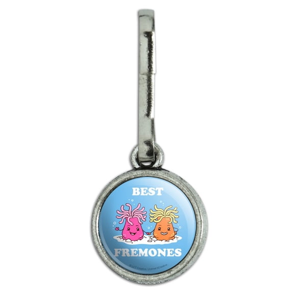 Best Fremones Frenemies Friend Enemy Funny Humor Antiqued Charm Clothes Purse Suitcase Backpack Zipper Pull Aid