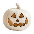 thumbnail image 3 of Colaxi Halloween Pumpkin Light Indoor Decoration Adorable Vivid Details Pumpkin Lantern Resin Pumpkin Statue for Living Room Balcony C, 3 of 10