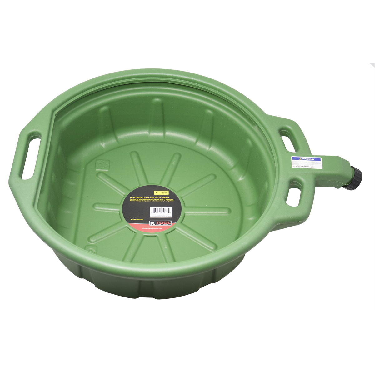 Hyper Tough 20 Quart Automotive Drain Pan – Black, 420106HTMI For Car, Truck, SUV