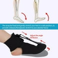 thumbnail image 2 of HLONK Plantar Fasciitis Night Sock - Soft Stretching Boot Splint for Sleeping  Achilles Tendonitis Foot Support Brace & Heel Pain Relief Compression Sleeve (Small), 2 of 7