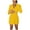 Yellow, variant on Luxalzxs Blazer Dress for Women Double Breasted Long Sleeve V Neck Suit Jacket Sexy Cutout Waist Blazer Dresses for Work Office Business
