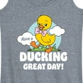 thumbnail image 3 of Instant Message - Ducking Great Day  - Women's Racerback Tank Top, 3 of 6
